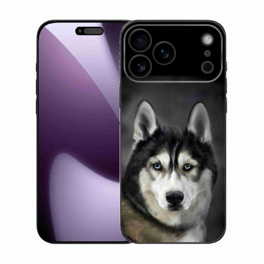 Gelový kryt mmCase na iPhone 17 Pro Max - husky