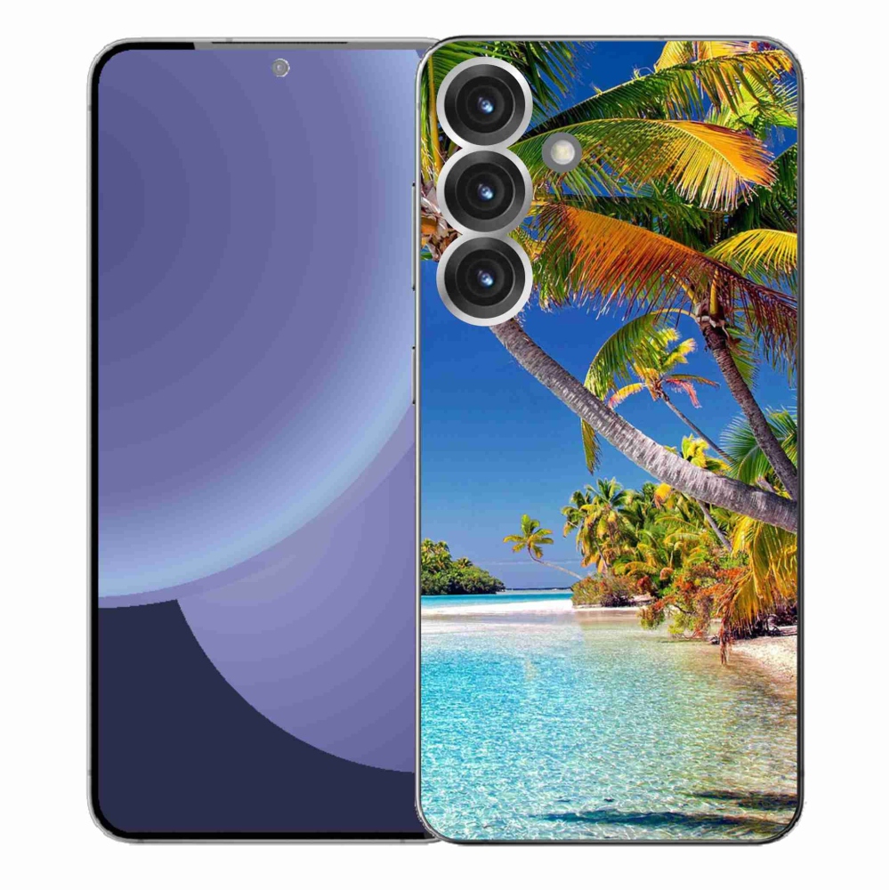 Gelový kryt mmCase na Samsung Galaxy S25+ - mořská pláž