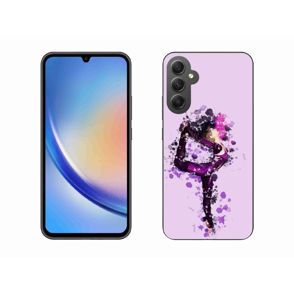 Gelový kryt mmCase na Samsung Galaxy A34 5G - baletka
