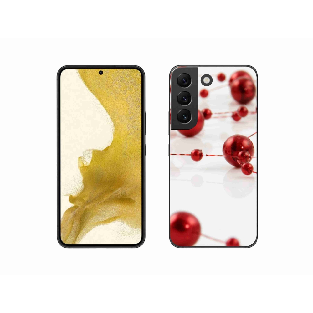 Gelový kryt mmCase na Samsung Galaxy S22 5G - vánoční řetěz