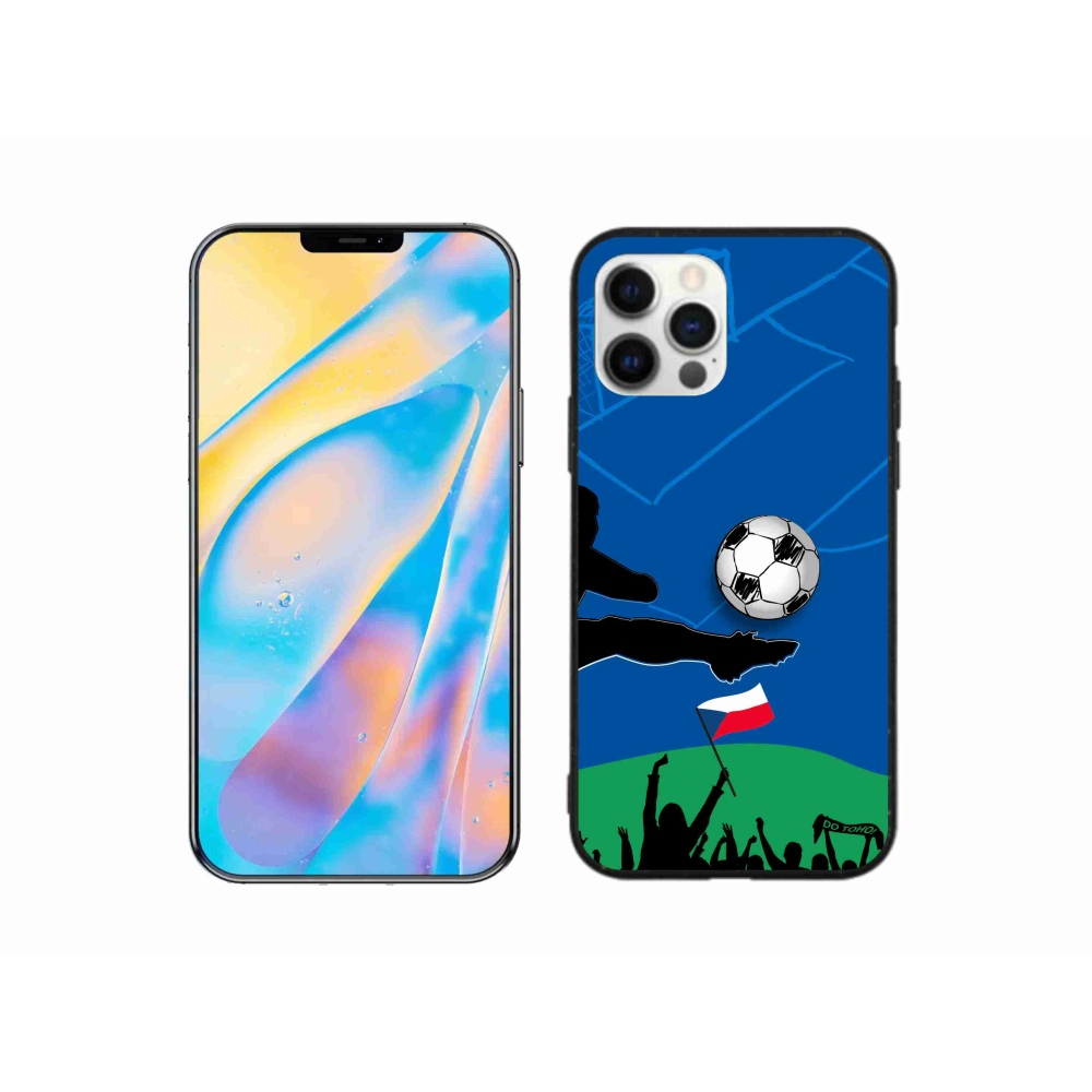 Gelový kryt mmCase na iPhone 12 - fanoušci fotbalu