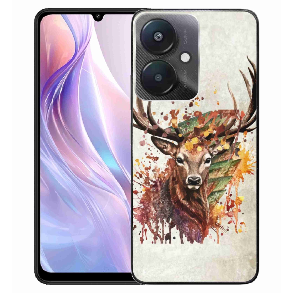 Gelový obal mmCase na Xiaomi Redmi 13C 5G - jelen 1
