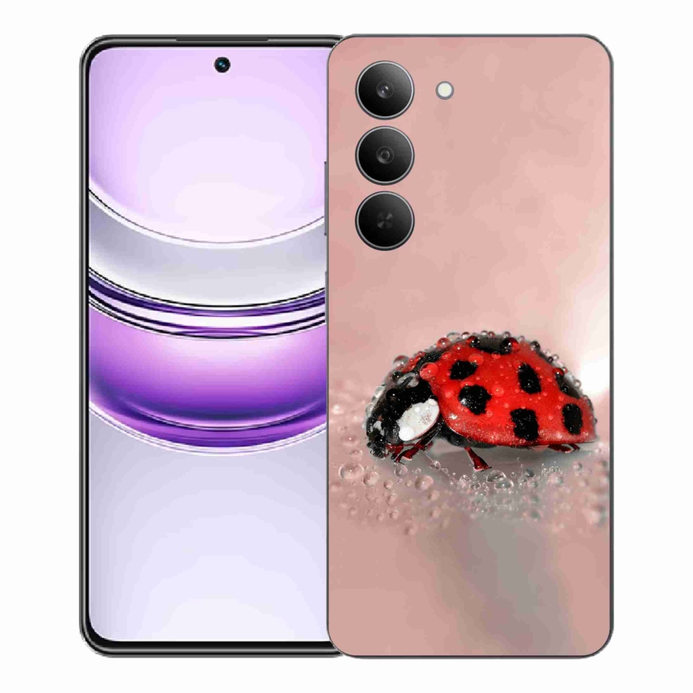 Gelový kryt mmCase na Realme 14x 5G - beruška