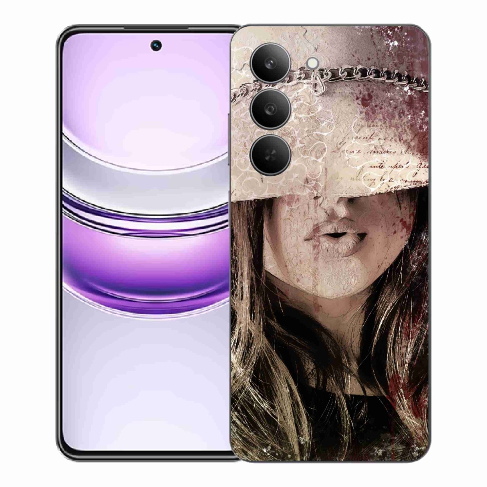 Gelový kryt mmCase na Realme 14x 5G - dívka