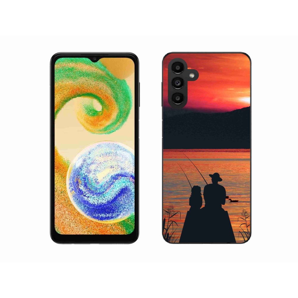 Gelový kryt mmCase na Samsung Galaxy A04s (164.7x76.7x9.1mm) - rybaření 3