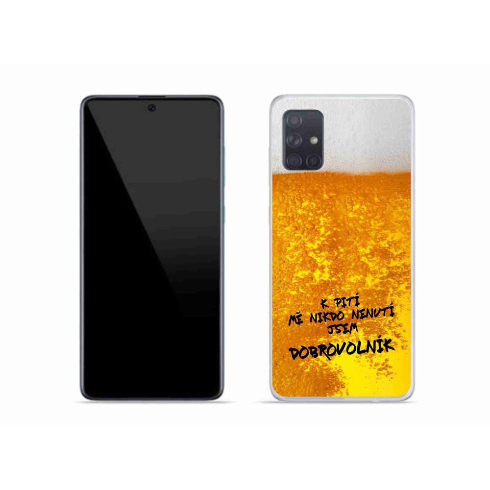 Gelový kryt mmCase na Samsung Galaxy A51 - pivní motiv 4