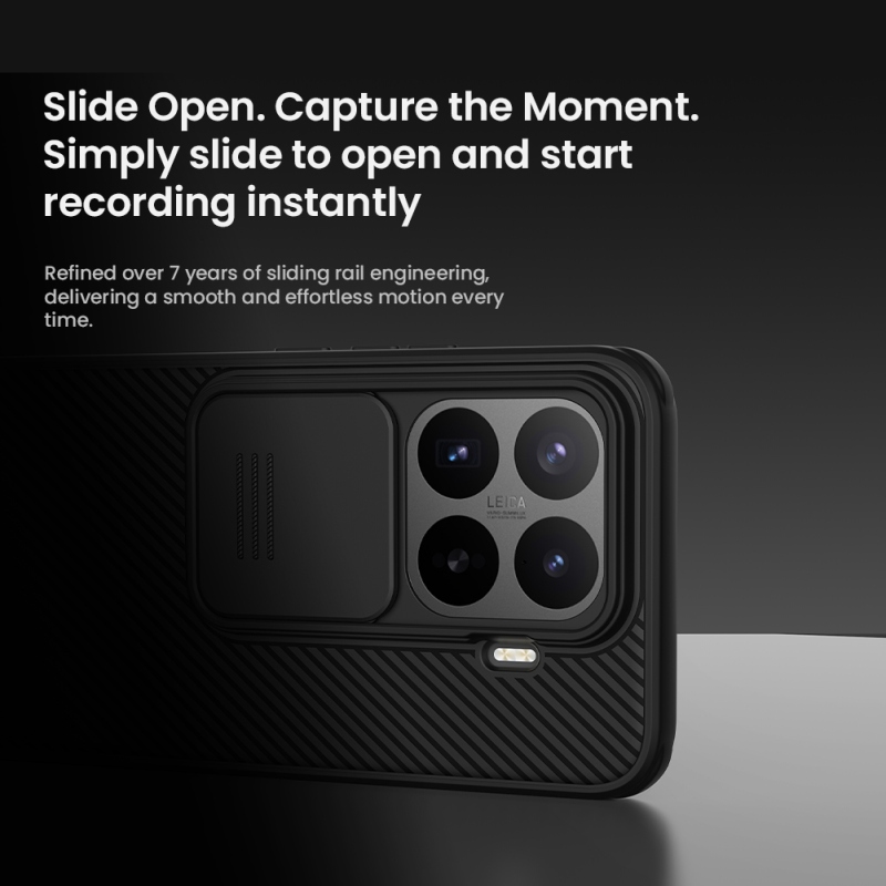 Nillkin CamShield PRO Zadní Kryt pro Xiaomi 17T Pro Transparent Black