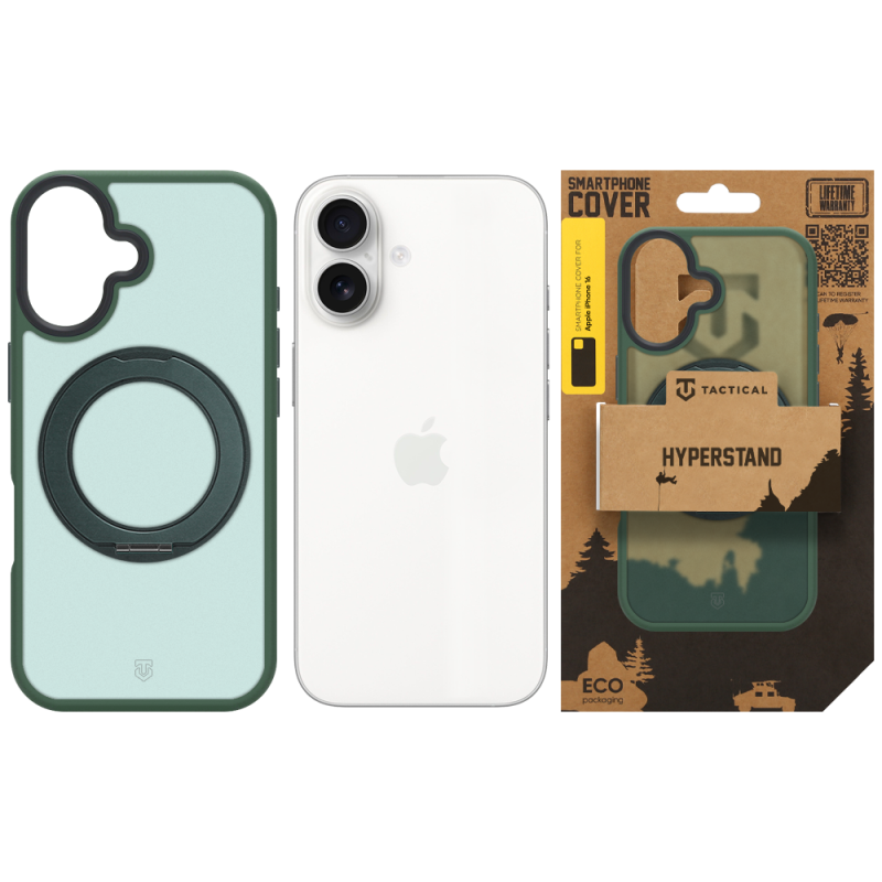 Tactical MagForce Hyperstand Kryt pro Apple iPhone 16 Forest Green