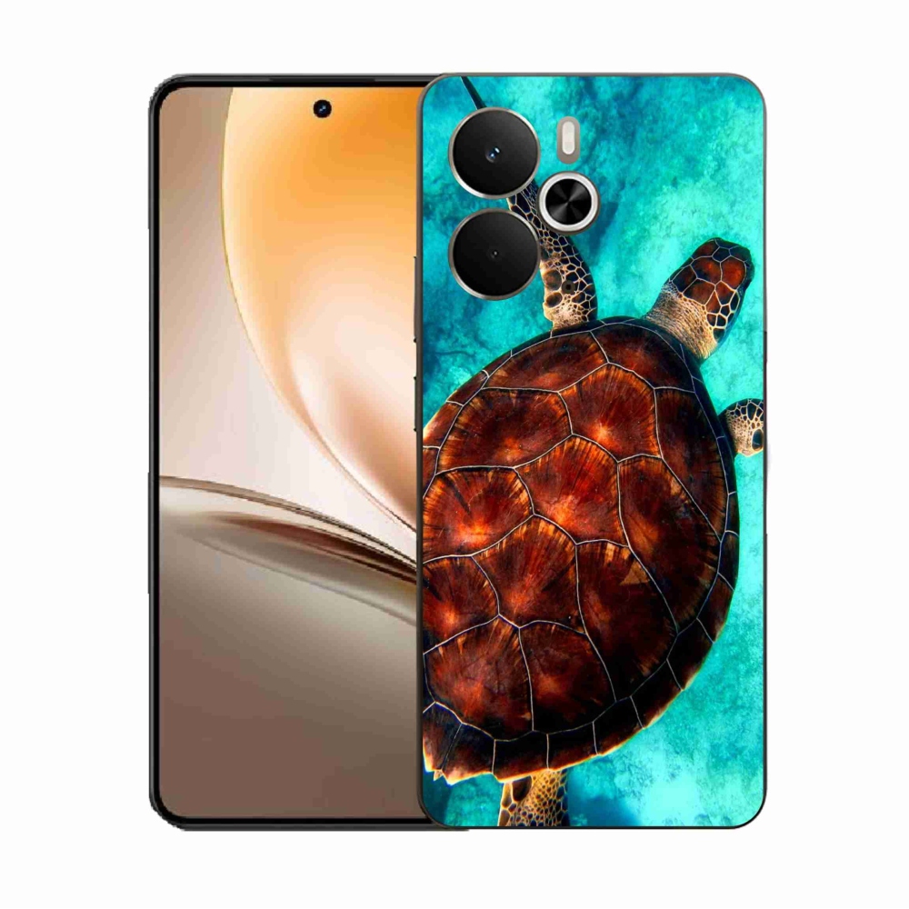 Gelový kryt mmCase na Realme 14 5G - želva