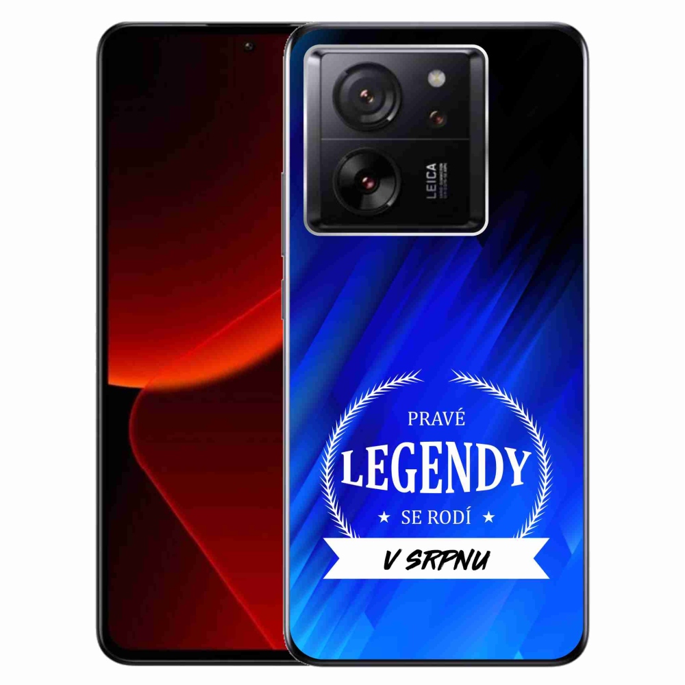Gelový kryt mmCase na Xiaomi 13T/13T Pro - legendy v srpnu modré pozadí