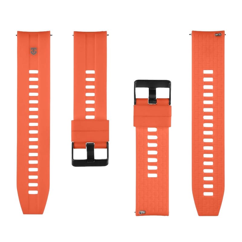Tactical Quick Release Silikonový Řemínek 24mm Orange