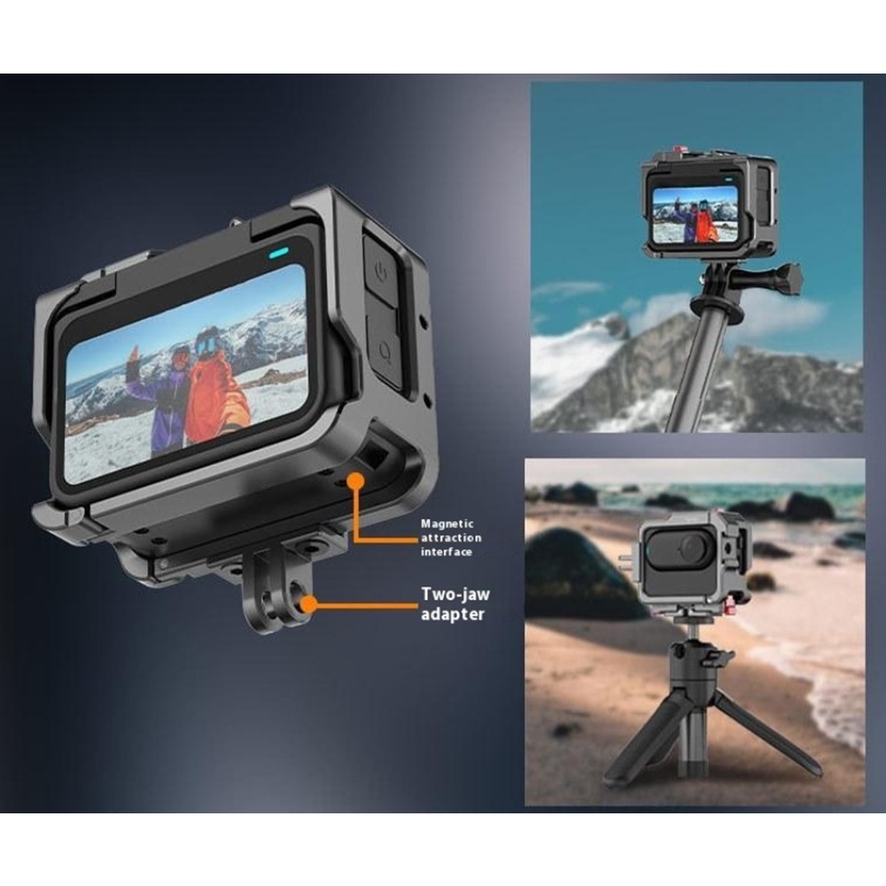 FLYMILE hliníková ochranná klec pro Insta360 GO 3 a GO 3S