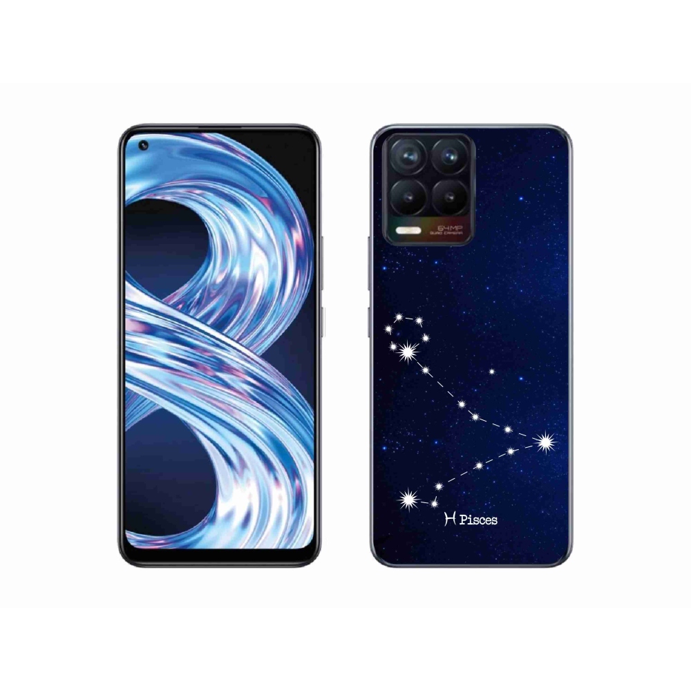 Gelový kryt mmCase na Realme 8 4G - souhvězdí Ryby