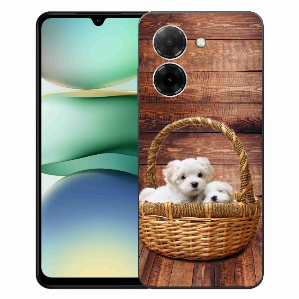 Gelový kryt mmCase na Xiaomi Redmi A5 (171.7x77.8x8.3mm) - štěňátka