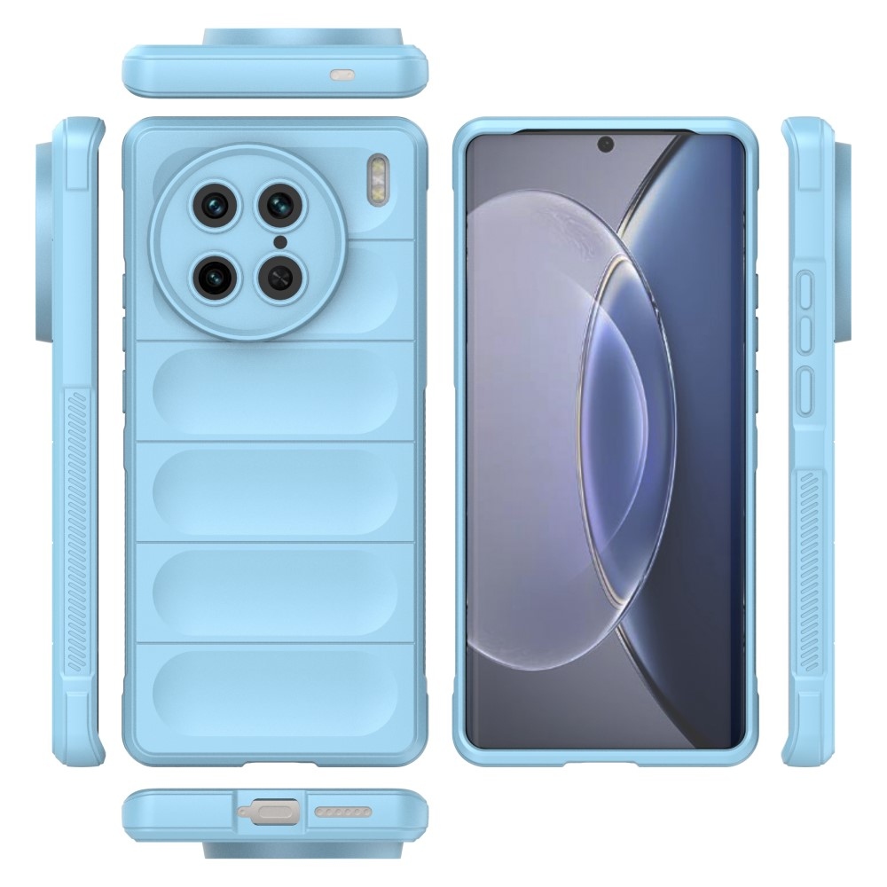 Rugg odolný gelový obal na Vivo X90 Pro - světlemodrý