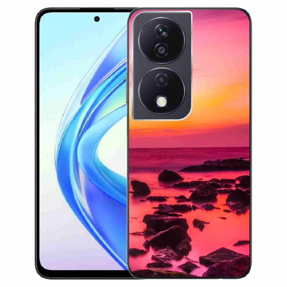 Gelový kryt mmCase na Honor X7b/Honor 90 Smart - moře a záře