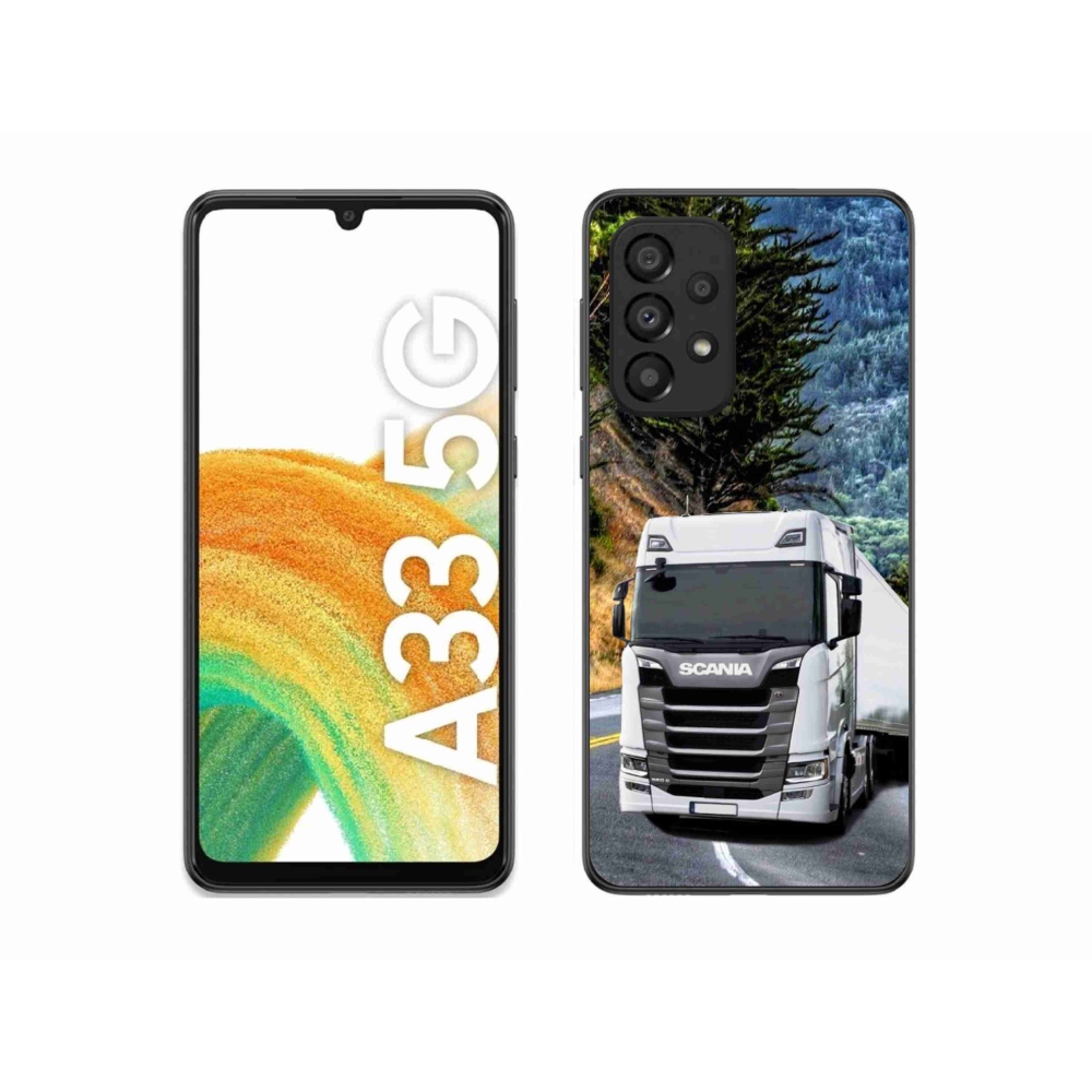 Gelový kryt mmCase na Samsung Galaxy A33 5G - kamion 1