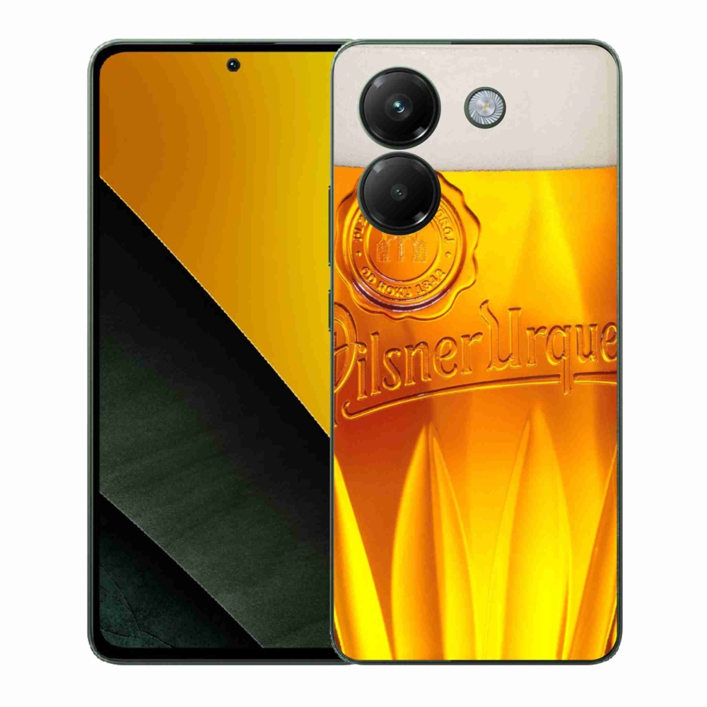 Gelový kryt mmCase na Xiaomi Poco M7 Pro 5G - pivo