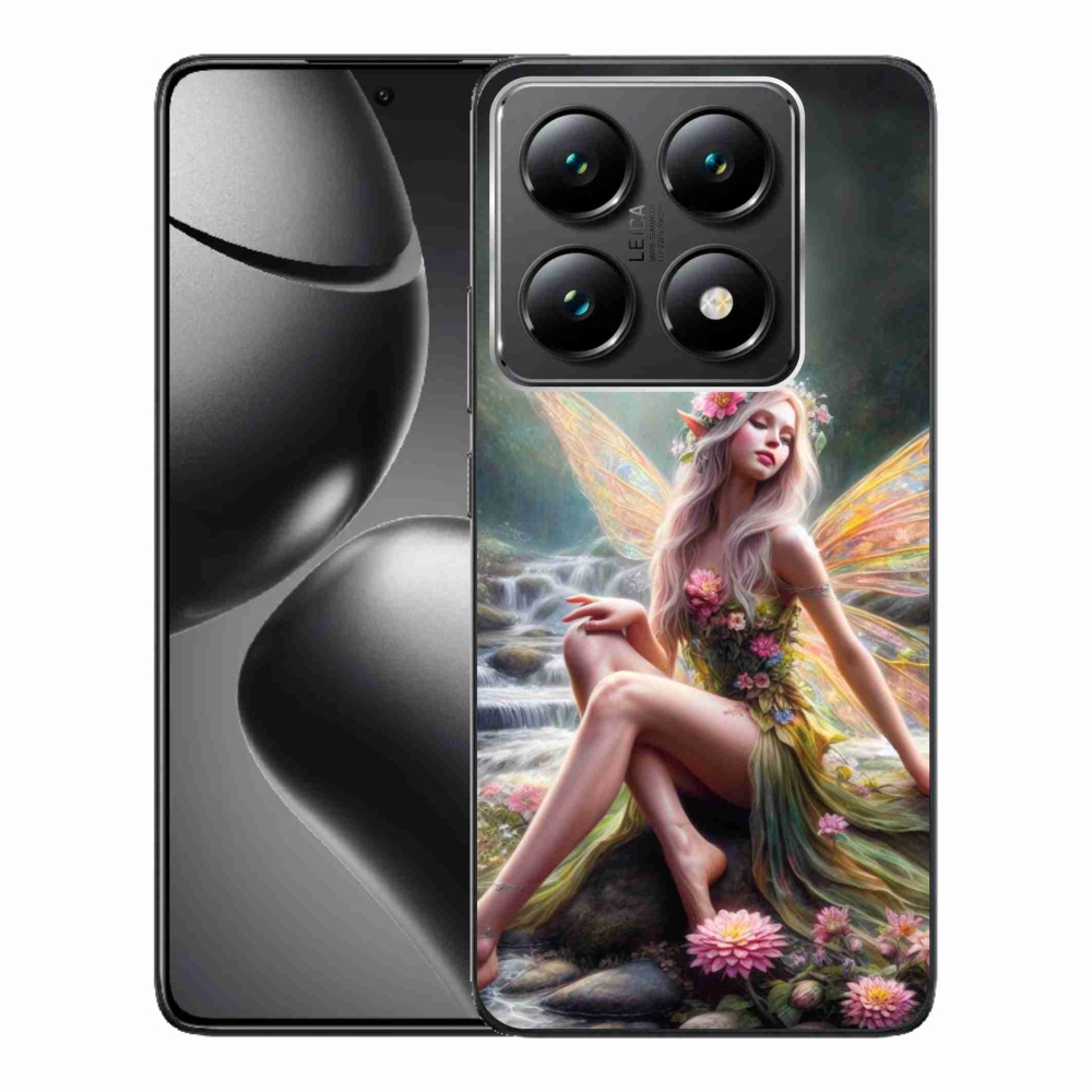 Gelový kryt mmCase na Xiaomi 14T Pro - motýlí žena 1