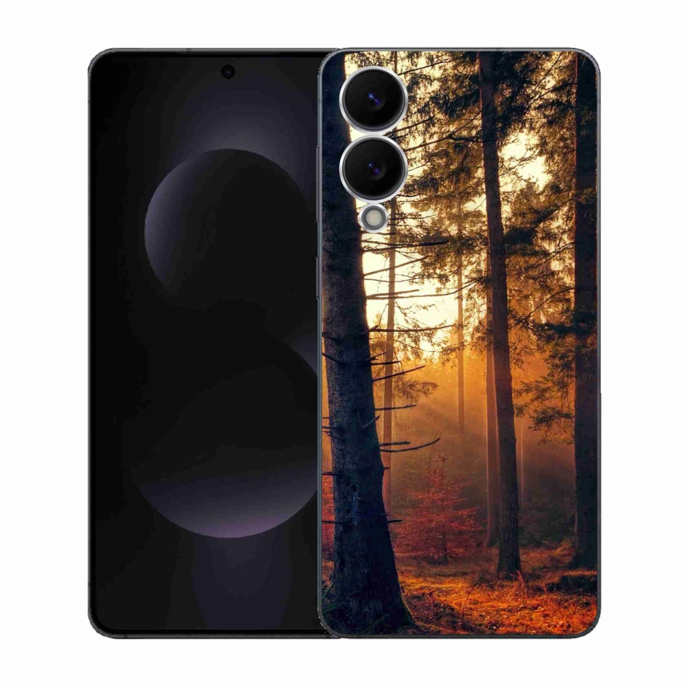 Gelový kryt mmCase na Samsung Galaxy S25 Edge - les