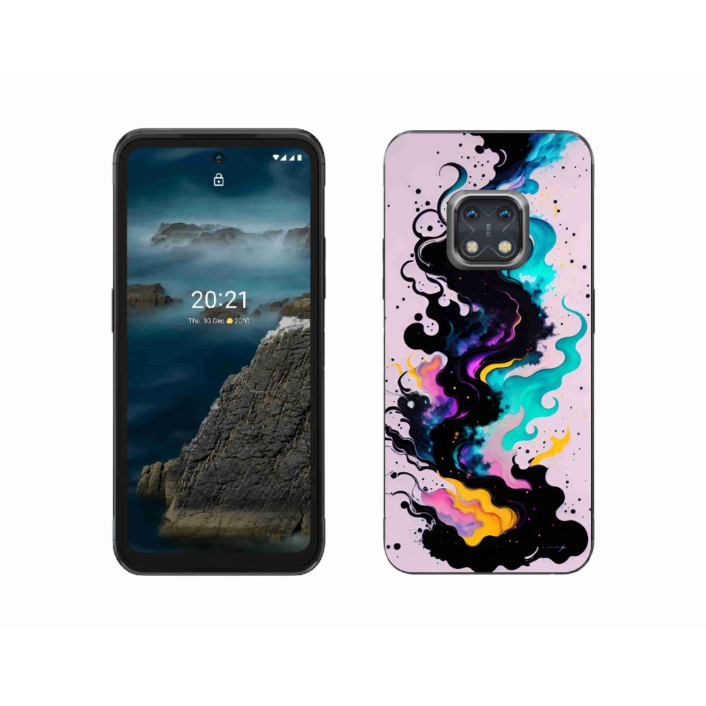 Gelový kryt mmCase na Nokia XR20 - abstraktní motiv 4