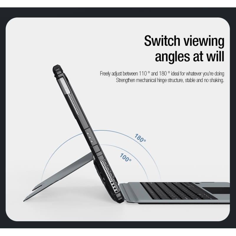 Nillkin Bumper Combo Keyboard Case (Backlit Version) pro iPad 12.9 Pro 2020/2021/2022 Black