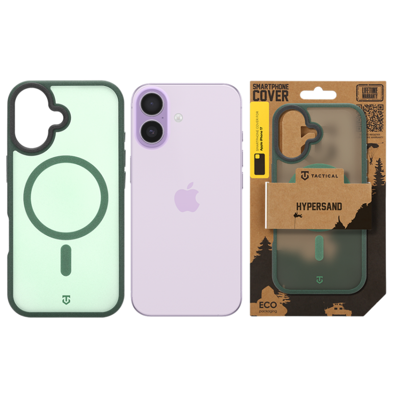Tactical MagForce Hypersand Kryt pro Apple iPhone 17 Forest Green