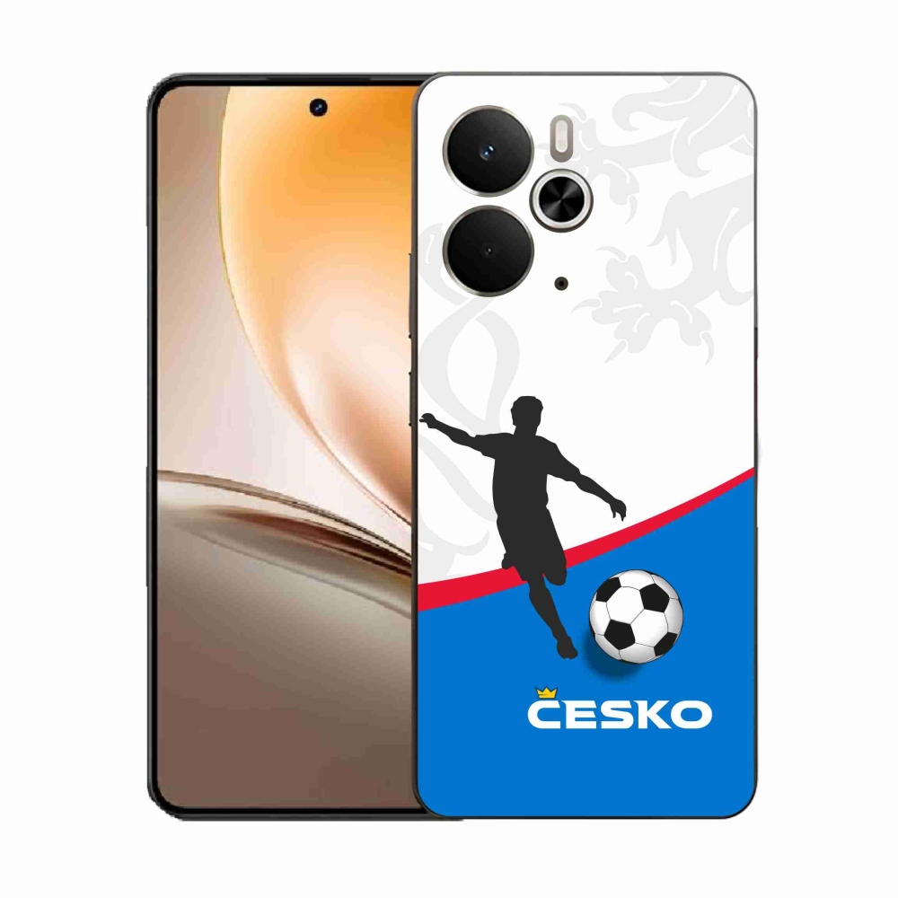 Gelový kryt mmCase na Realme 14 5G - fotbal Česko 1