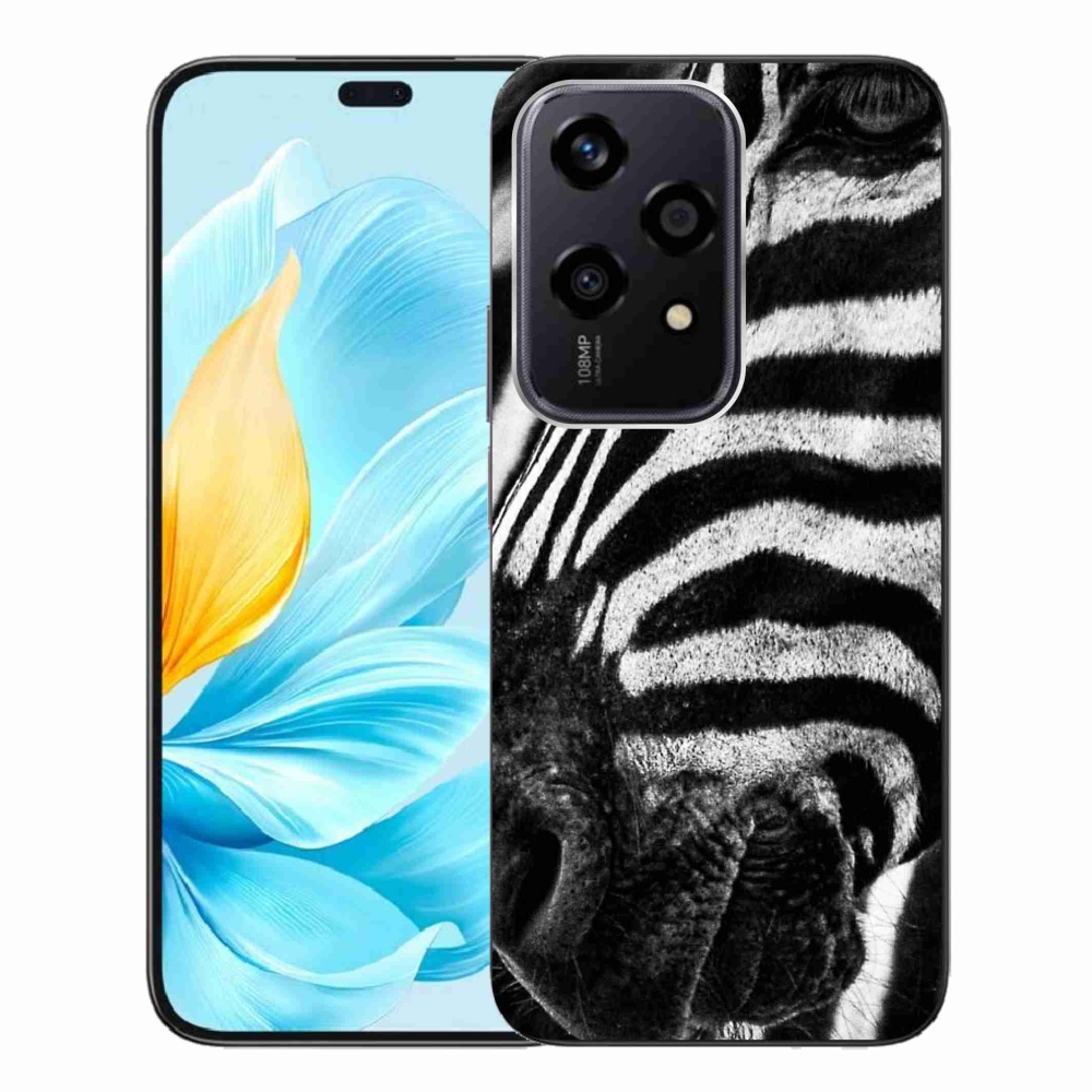 Gelový kryt mmCase na Honor 200 Lite 5G - zebra