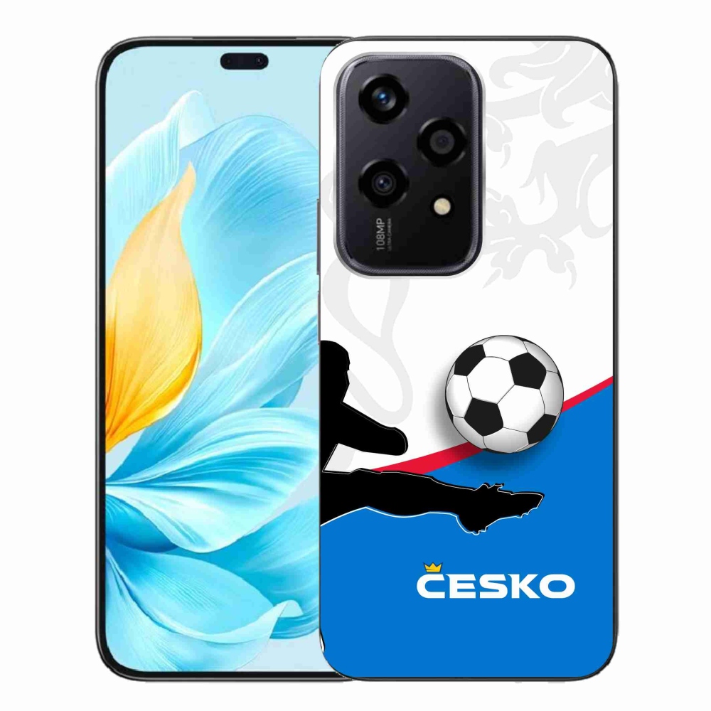 Gelový kryt mmCase na Honor 200 Lite 5G - fotbal Česko 3