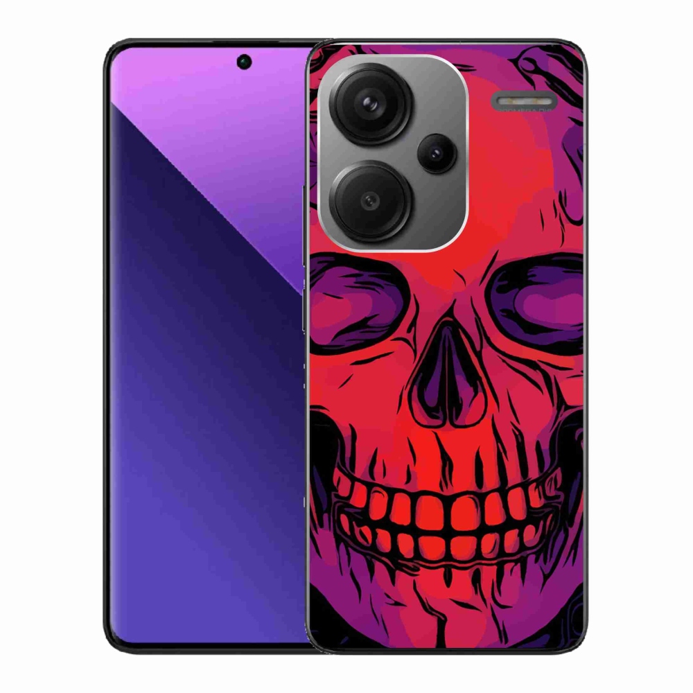 Gelový obal mmCase na Xiaomi Redmi Note 13 Pro+ 5G - lebka