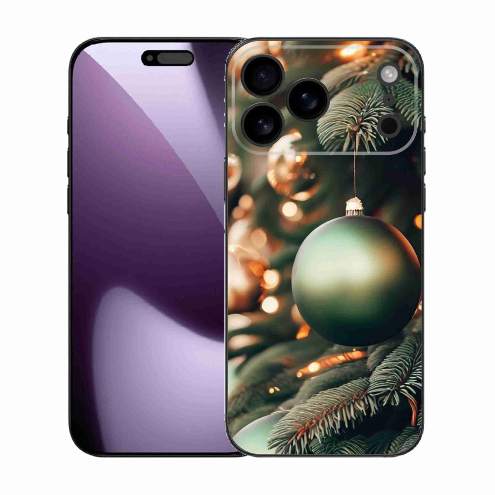 Gelový kryt mmCase na iPhone 17 Pro Max - vánoční ozdoby 1
