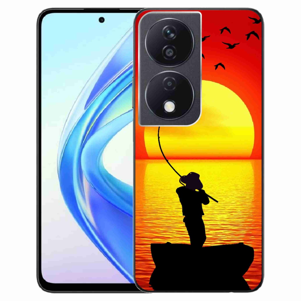 Gelový kryt mmCase na Honor X7b/Honor 90 Smart - rybaření