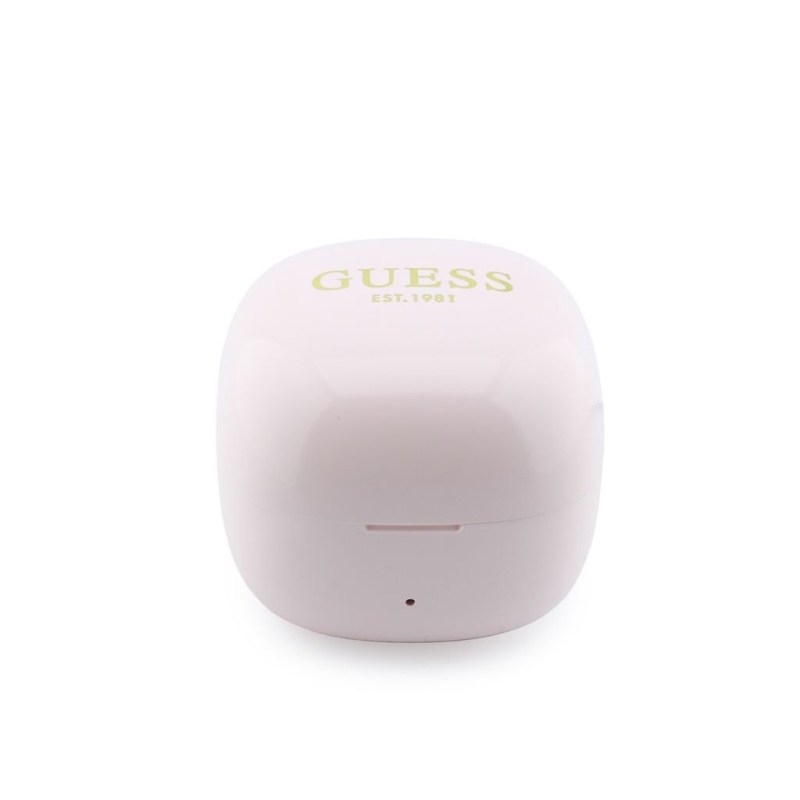 Guess Mini Classic Logo OWS Bezdrátová Sluchátka Pink