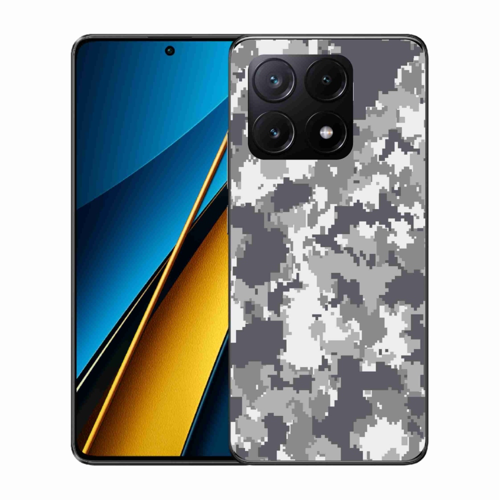 Gelový kryt mmCase na Xiaomi Poco X6 Pro 5G - maskáčový vzor 2