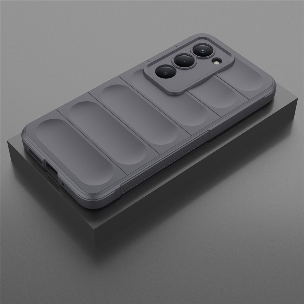 Rugg odolný gelový obal na Xiaomi Redmi 15 5G (169mm) - tmavěšedý