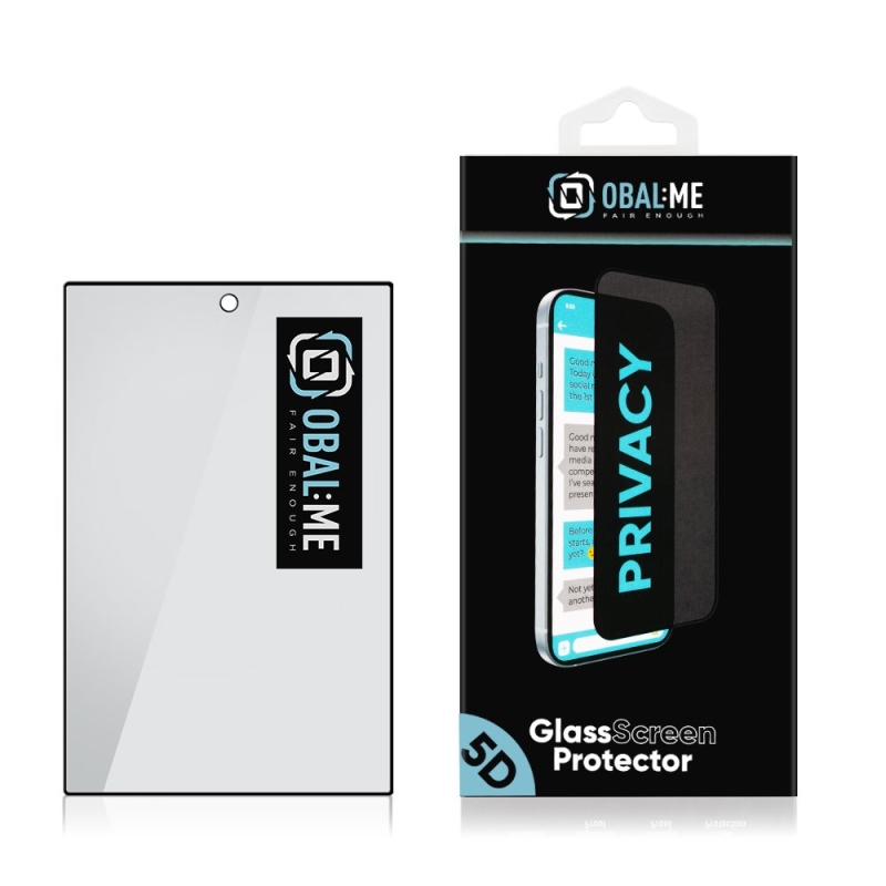OBAL:ME Privacy 5D Tvrzené Sklo pro Samsung Galaxy Z Fold 8 Black