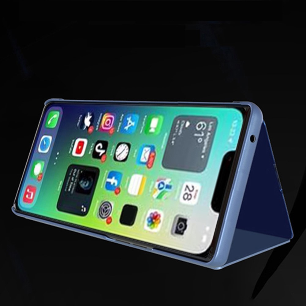 Surface zavírací kryt s matným předkem na iPhone 15 - modrý