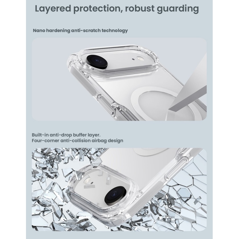 Nillkin Nature TPU PRO Magnetic Kryt pro Apple iPhone Air Transparent