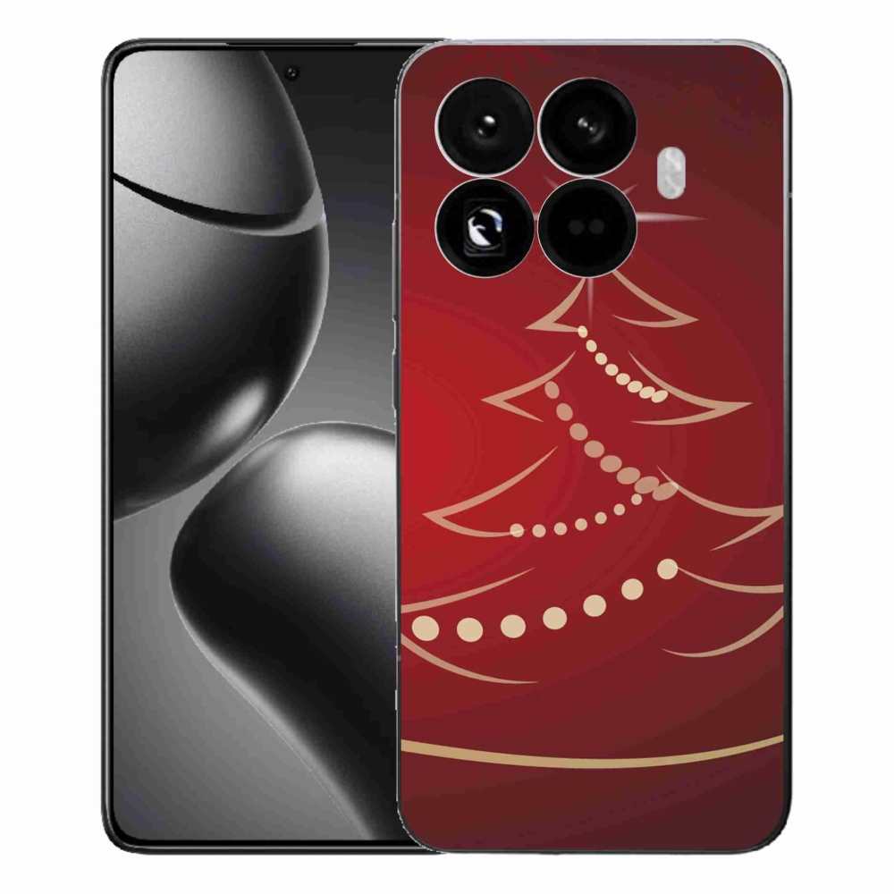 Gelový kryt mmCase na Xiaomi 15T Pro - kreslený vánoční stromek
