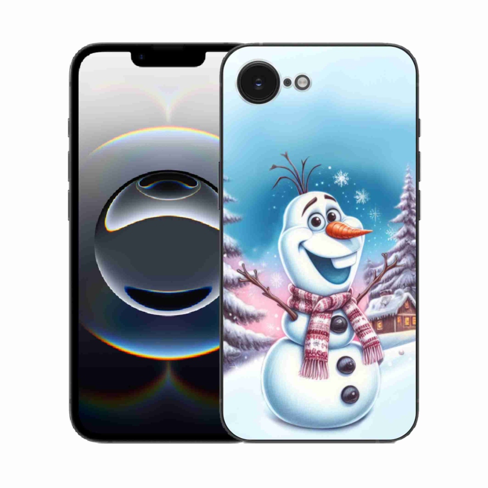 Gelový kryt mmCase na iPhone 16e - ledové království