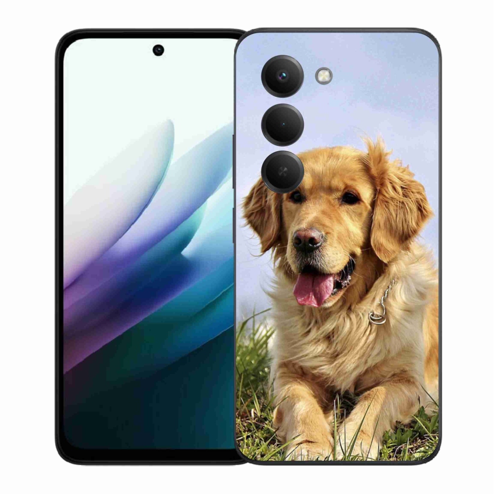 Gelový kryt mmCase na Xiaomi Redmi 15 4G/5G (171mm) - zlatý retrívr