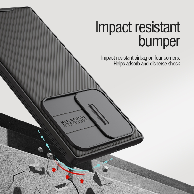 Nillkin CamShield PRO Magnetic Zadní Kryt pro Samsung Galaxy S22 Ultra Black