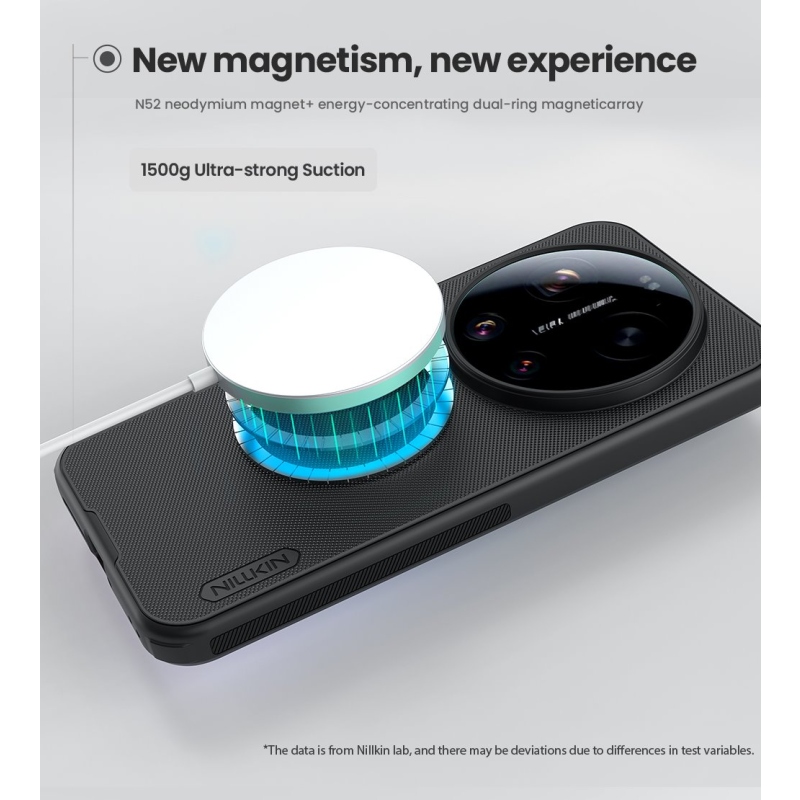 Nillkin Super Frosted PRO Magnetic Zadní Kryt pro Xiaomi 17 Ultra Black