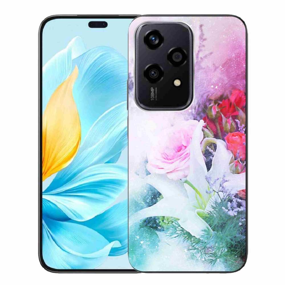 Gelový kryt mmCase na Honor 200 Lite 5G - květiny 4