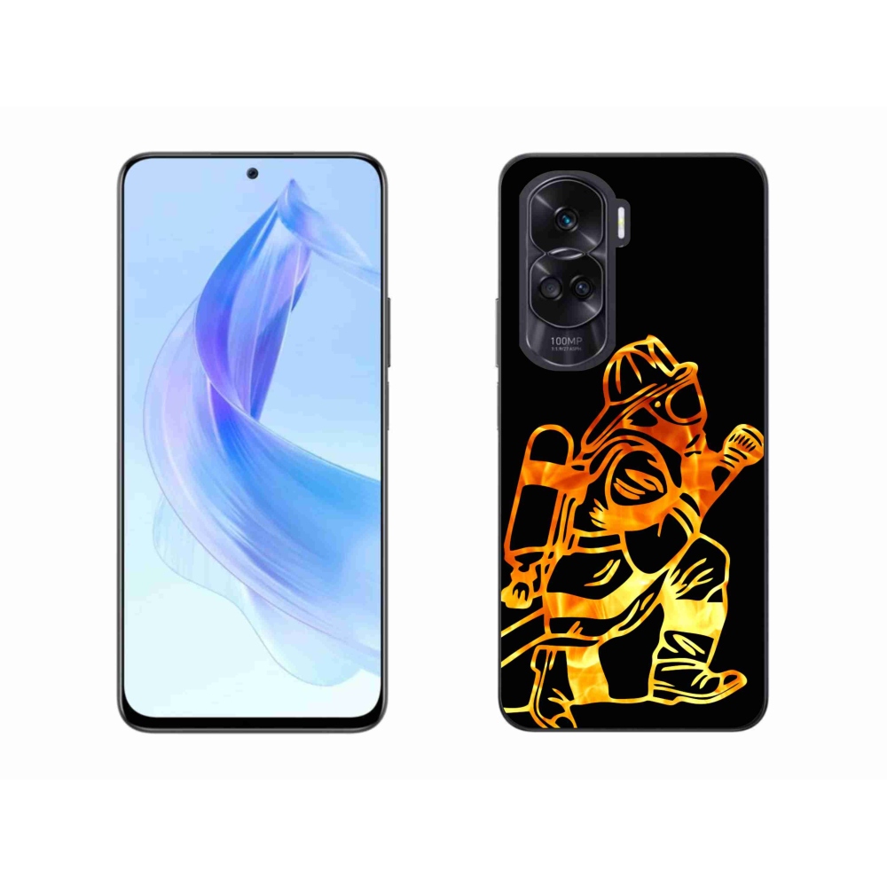 Gelový kryt mmCase na Honor 90 Lite - hasič 1