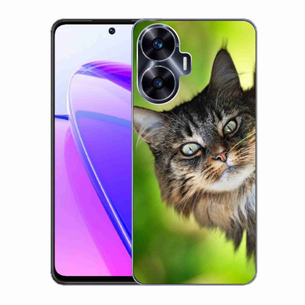 Gelový kryt mmCase na Realme C55 - kočka 3