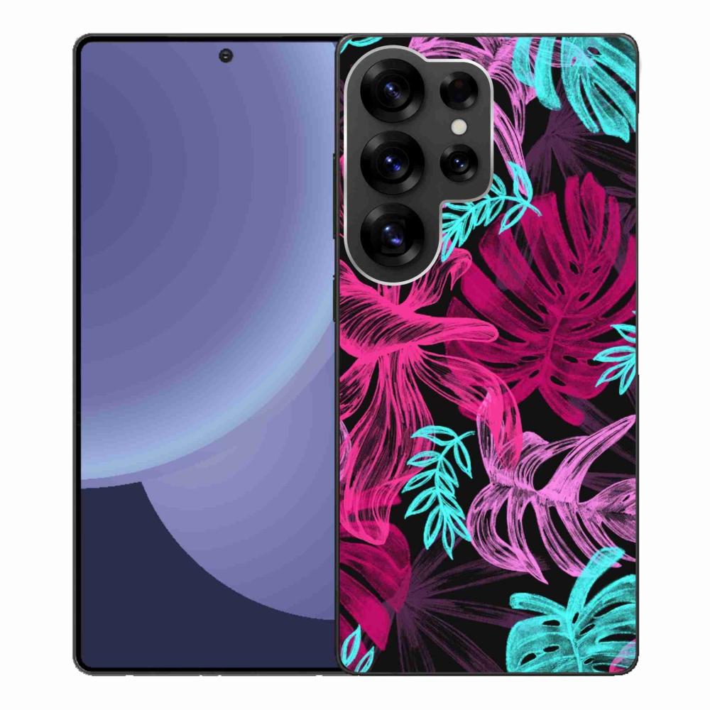 Gelový kryt mmCase na Samsung Galaxy S25 Ultra - květiny 1