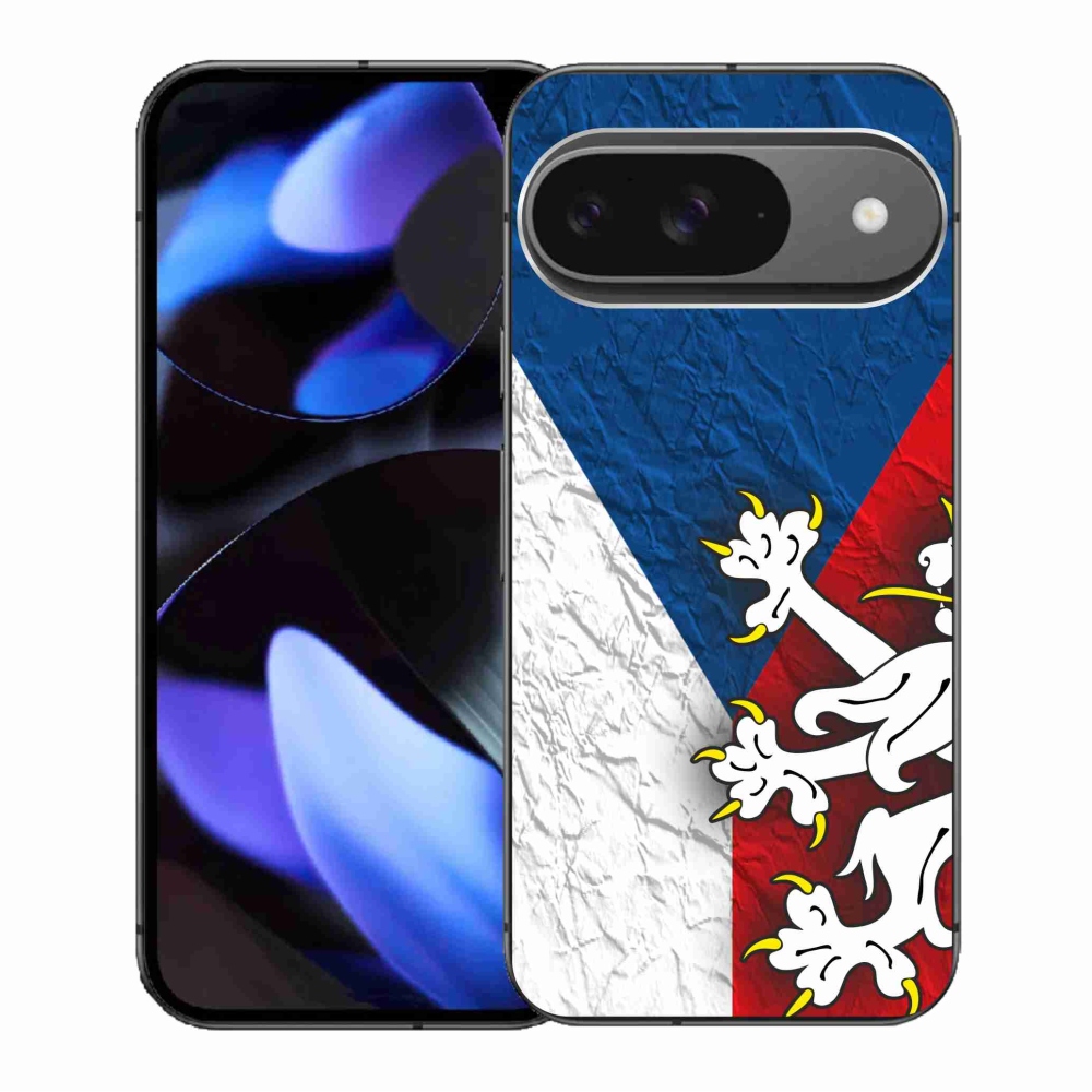 Gelový kryt mmCase na Google Pixel 9/9 Pro - česká vlajka 1