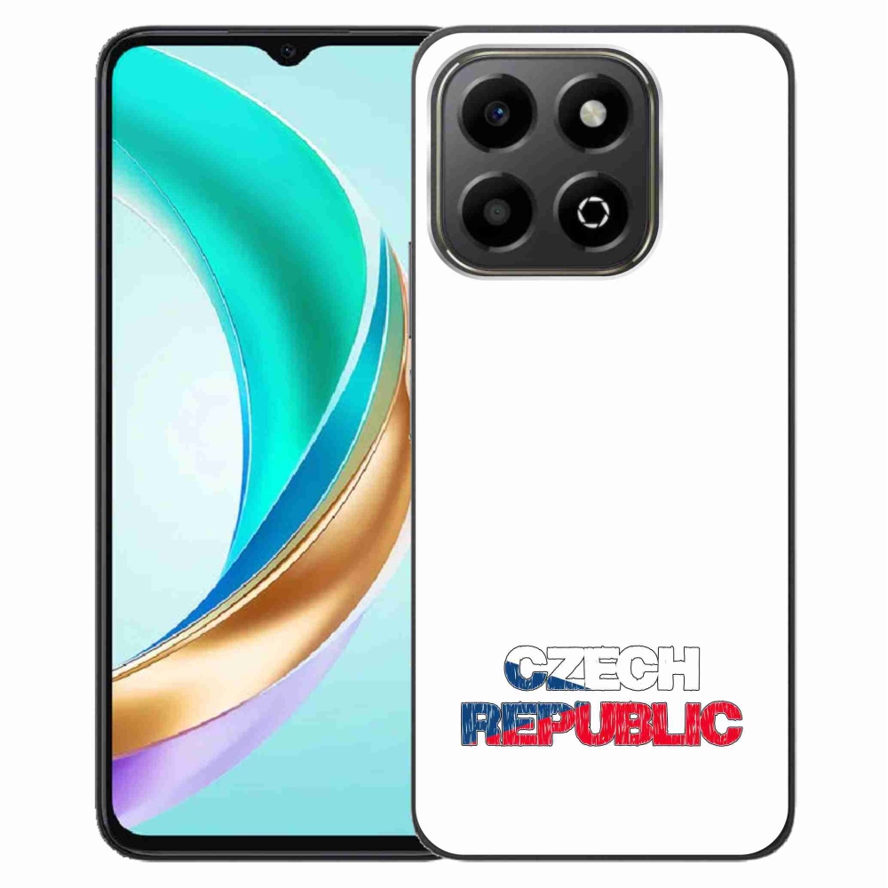 Gelový kryt mmCase na Honor X6b - Czech Republic bílé pozadí
